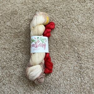 Woolberry Fiber Co Berry Sock Set, vintage ornament